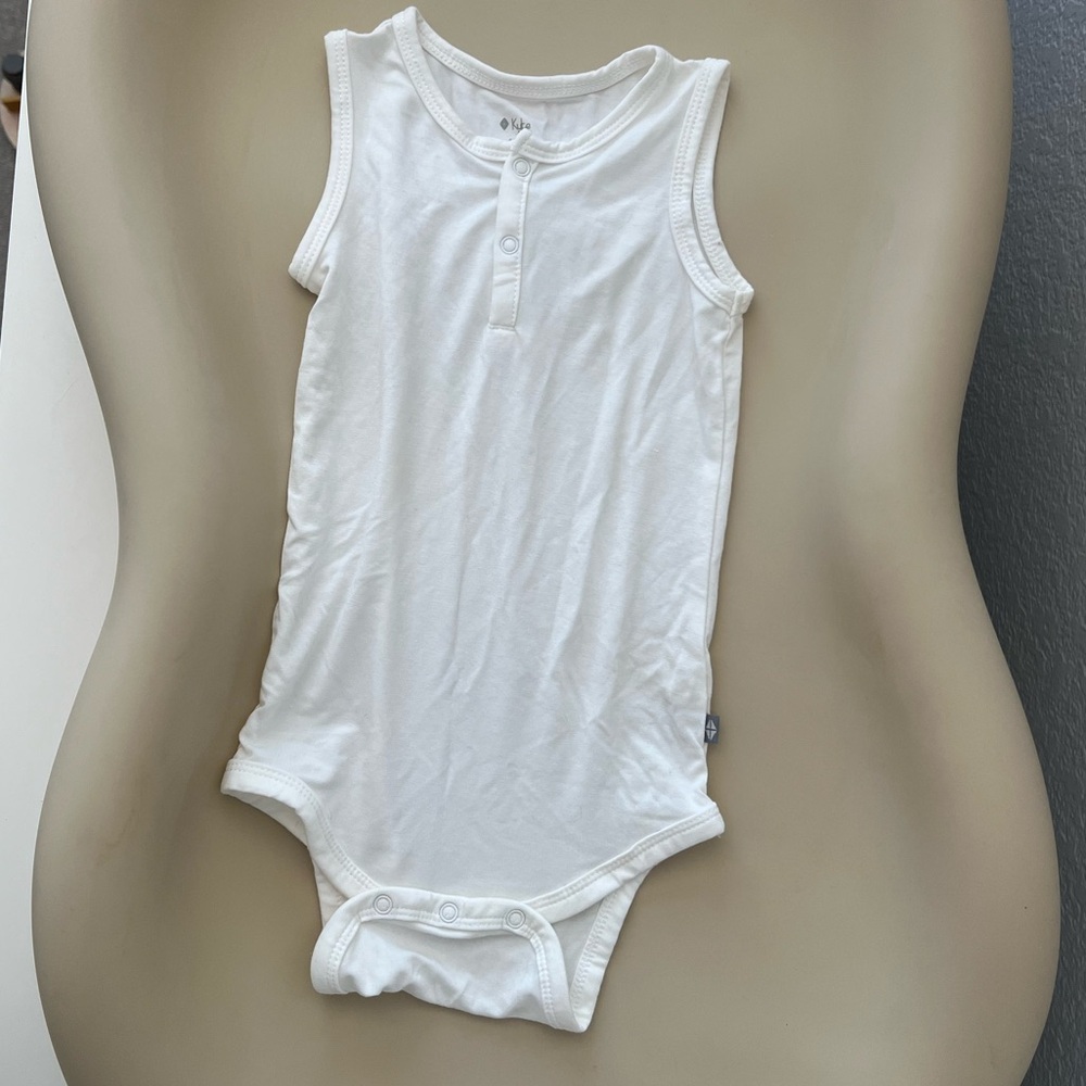Kyte Baby Sleeveless Bodysuit Cloud- 12-18m